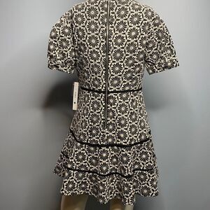 AQUA Tunic Black White Medium